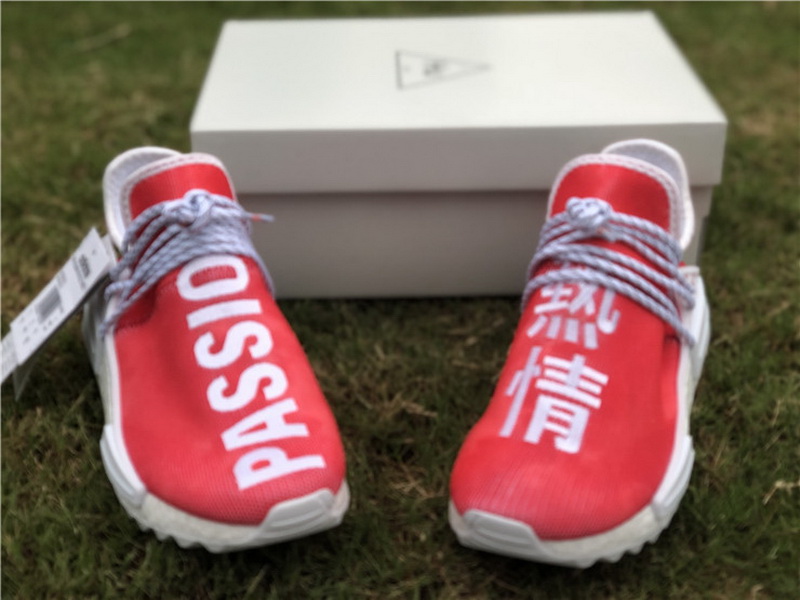 Super max Adidas NMD Human Race Pharrell China Exclusive Red(98% Authentic quality)